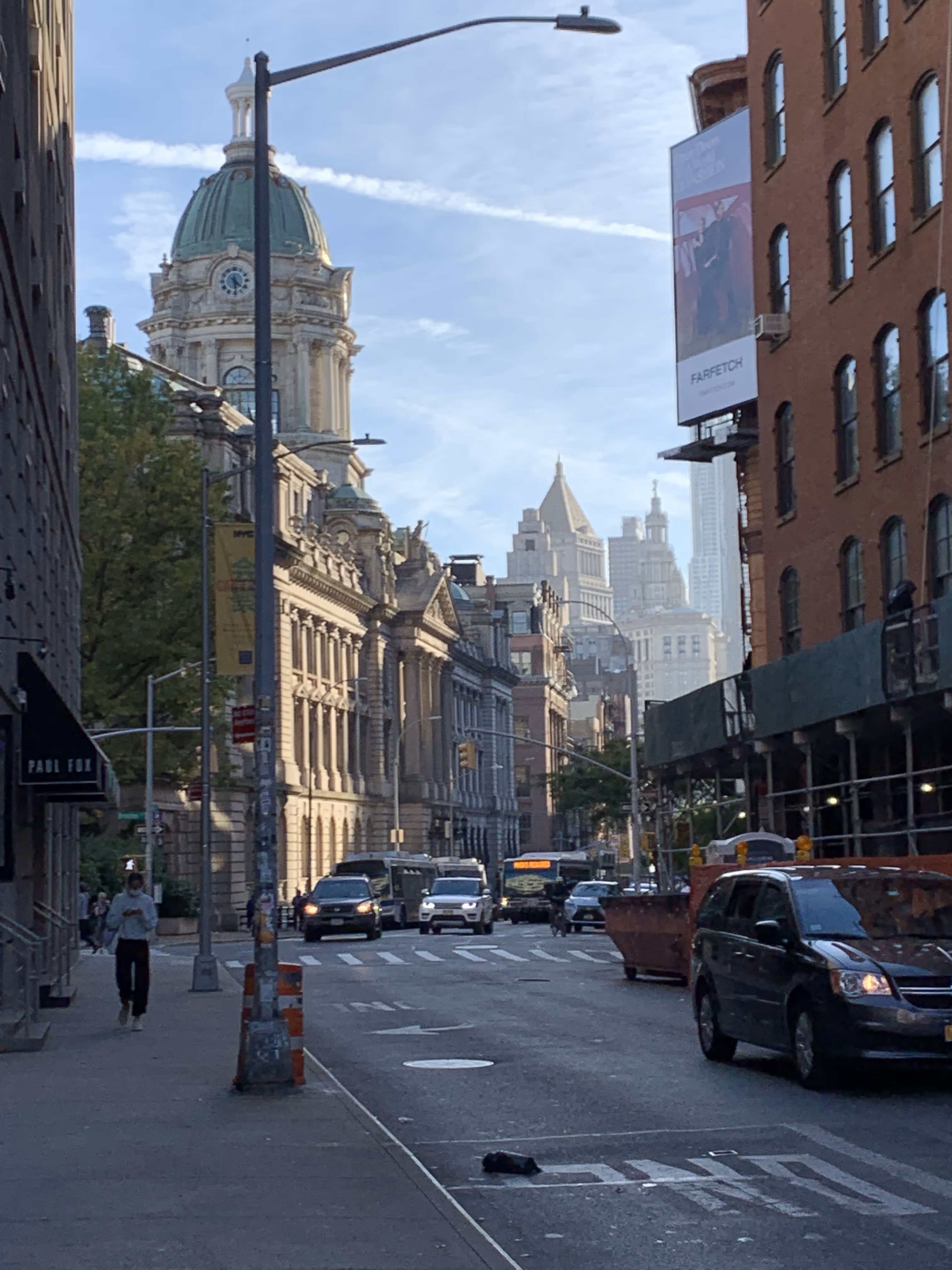 Street view in New York